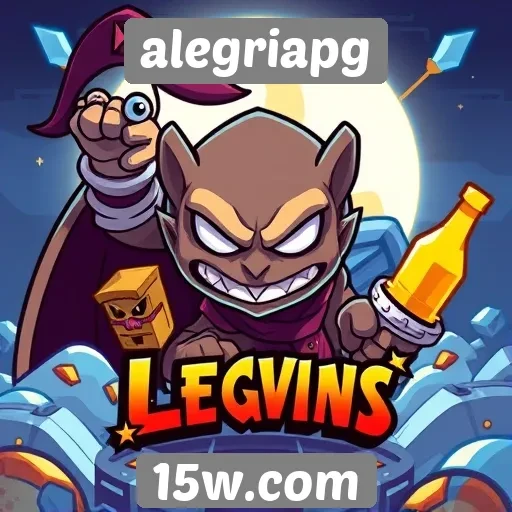 Jogos em destaque no site alegriapg